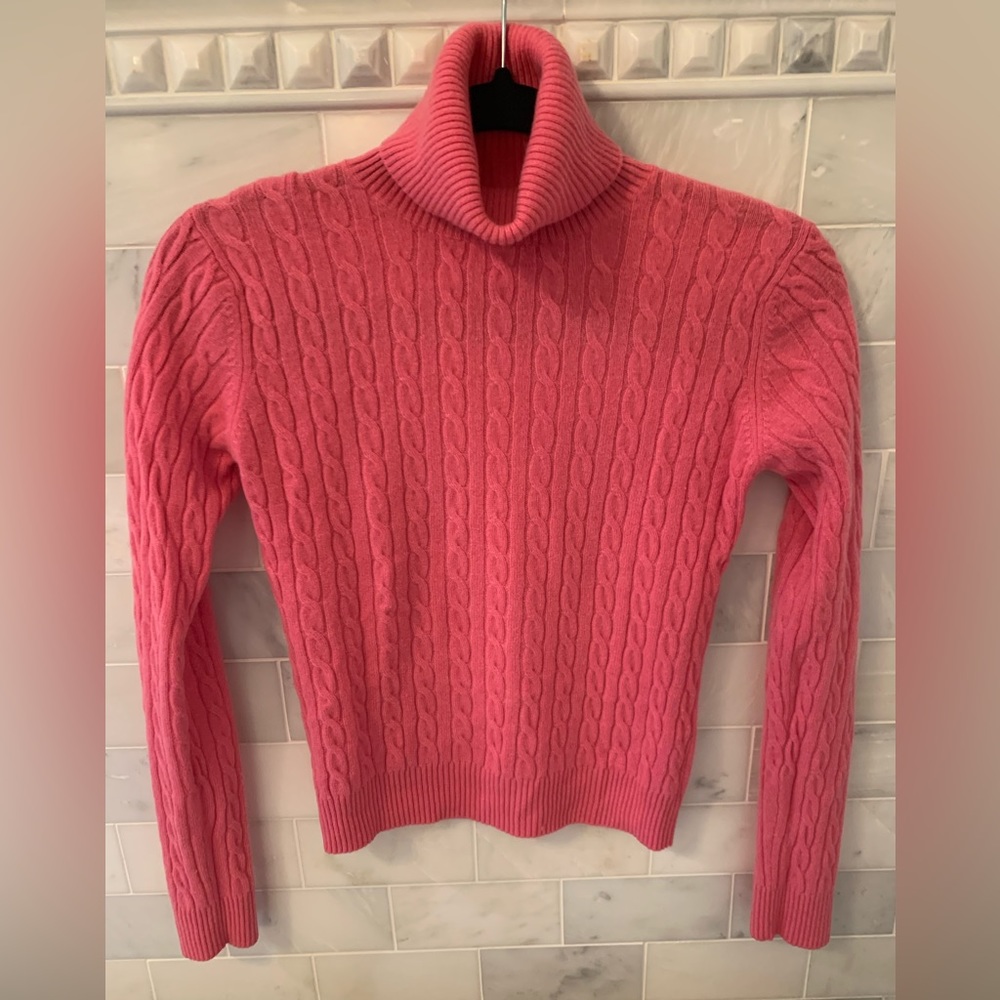 Bloomingdale’s Aqua Cashmere Sweater